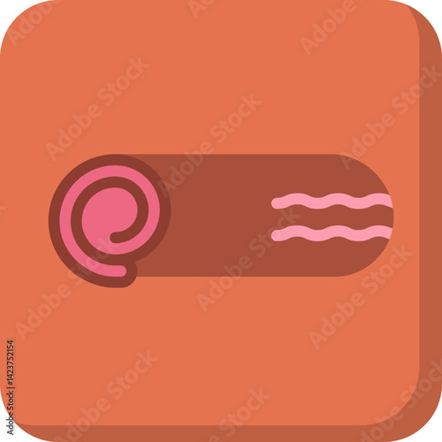Swiss Roll icon vector illustration
