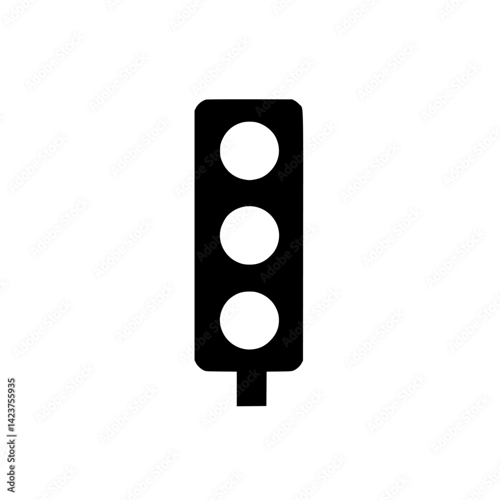 Icon set featuring a clear and simple traffic light design suitable for various applications and uses in digital and print media Icon set featuring a clear and simple traffic light design suitable for various applications and uses in digital and print media