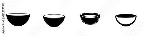 Collection of modern bowls featuring various shapes and sizes for culinary presentation and design inspiration