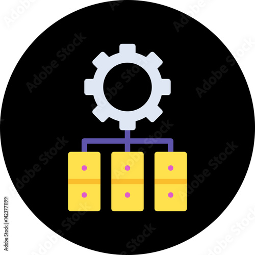 Frame Works icon vector illustration