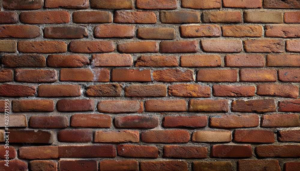 Obraz premium 古びたレンガの壁のテクスチャ