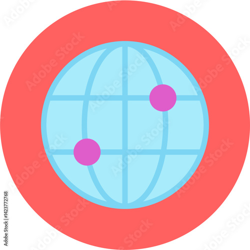 Globality icon vector illustration