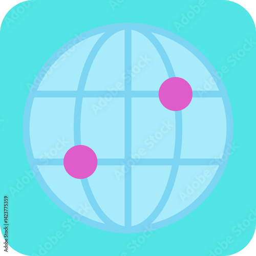 Globality icon vector illustration