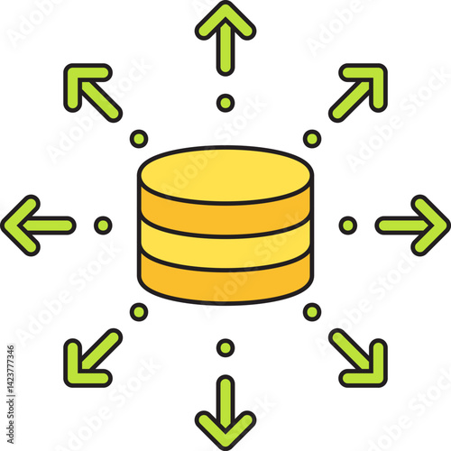 Ambiguity icon vector illustration