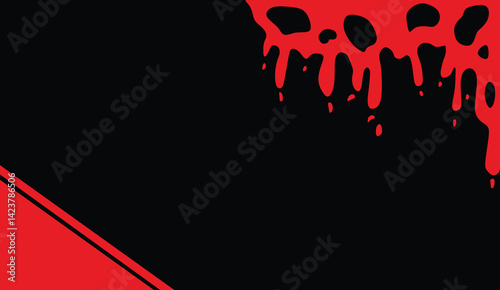 This vector features a design with a dark feel and a creepy atmosphere.