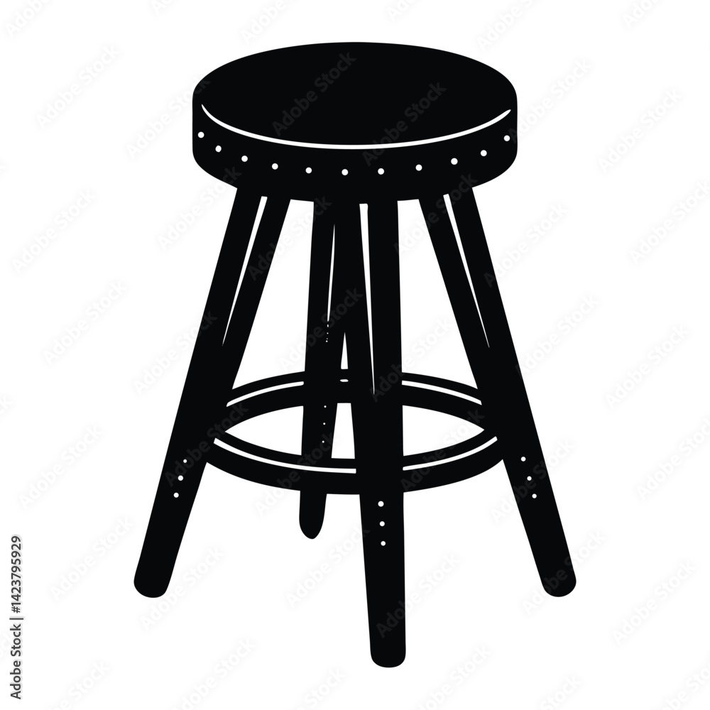 isolated mechanic stool on white background isolated mechanic stool on white background