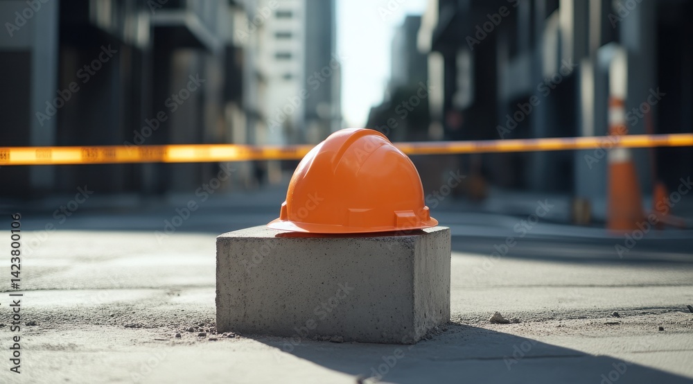Construction site safety helmet