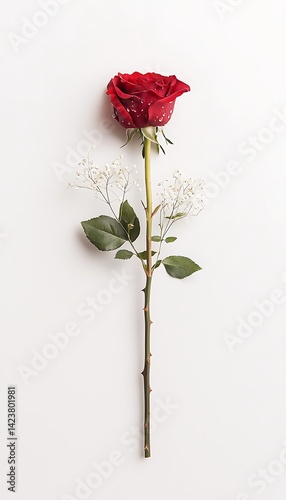 Single Red Rose Arrangement