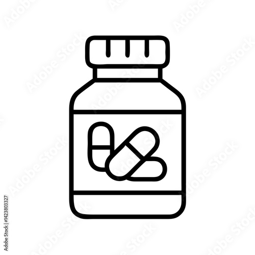 Pills bottle medication medicine healthcare pharmacy drug capsule vitamin prescription treatment remedy