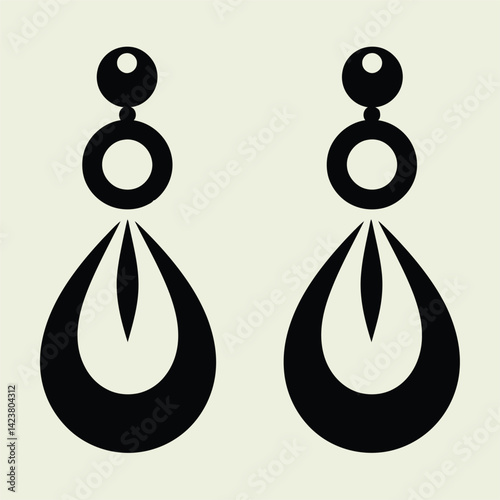 Earrings Silhouettes, Jewelry