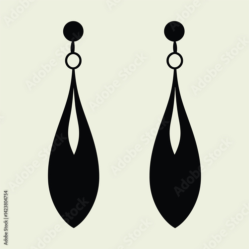 Earrings Silhouettes, Style