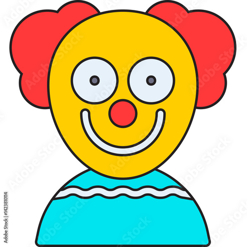 Clown icon vector illustration