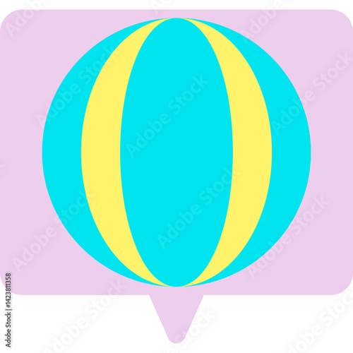 Ball icon vector illustration