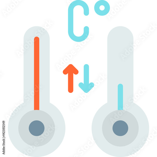 Degrees icon vector illustration