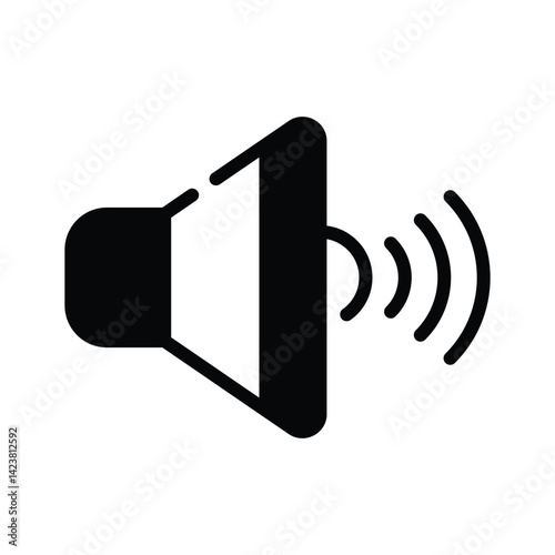 Grab this handy glyph icon of sound