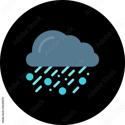 Hail icon vector illustration