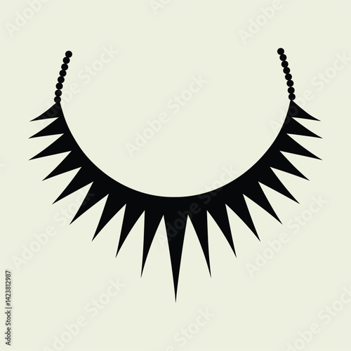 Necklace Silhouettes, Style