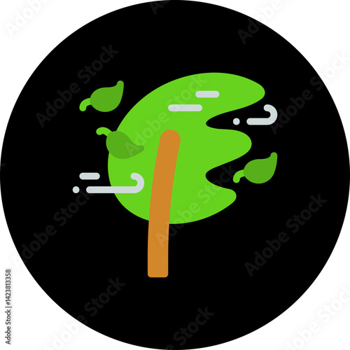 Windy icon vector illustration