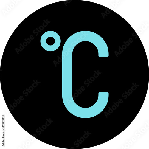 Celsius icon vector illustration