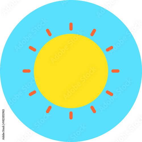 Sunny icon vector illustration