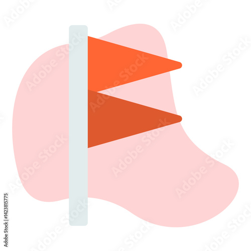 Gale Warning icon vector illustration