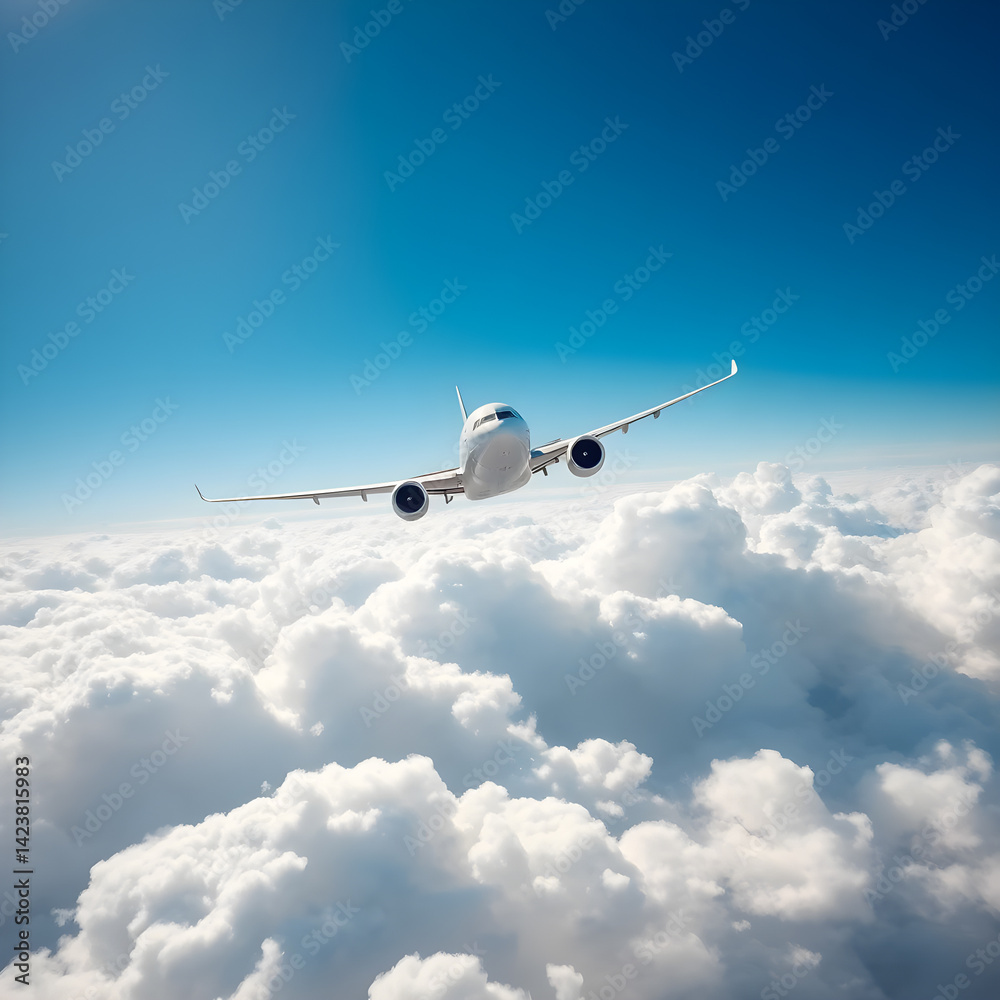 Obraz premium sky and airplane