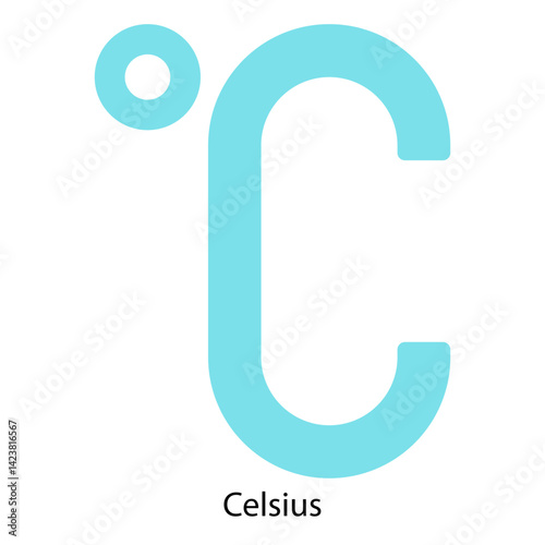 Celsius icon vector illustration