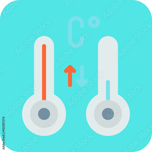 Degrees icon vector illustration