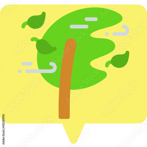 Windy icon vector illustration