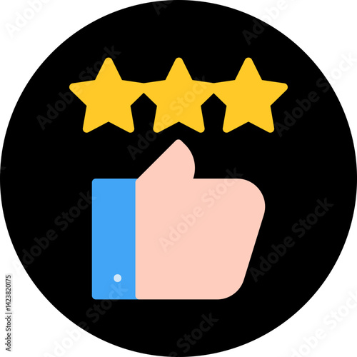 Good Review icon vector illustration