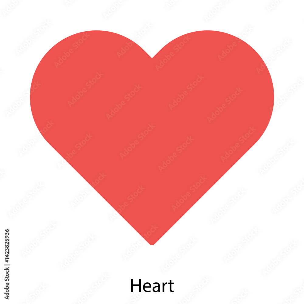 Heart icon vector illustration