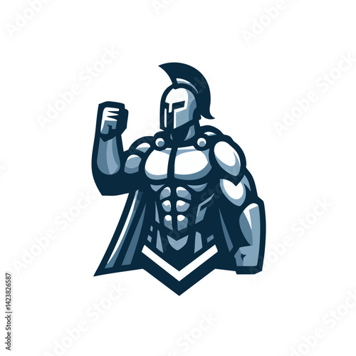 warrior logo vector illustration