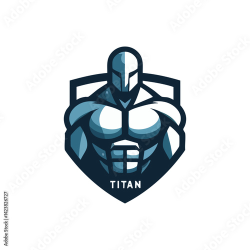 simple titan logo vector illustration