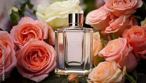 perfume bottle mockup