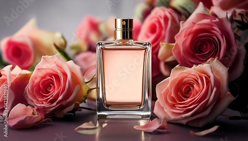perfume bottle mockup