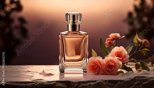 perfume bottle mockup