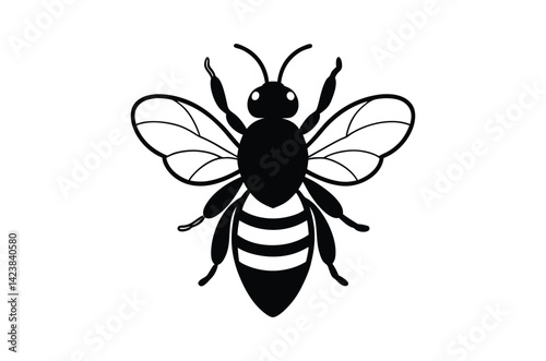 Silhouette of Ant, Set of Atn's cartoon  of different shapes,  Ant vector illustration, Collection of Hand Drawn Ant icons on white background.