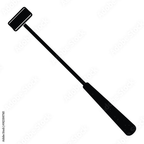 Isolated Flat Pry Bar on White Background