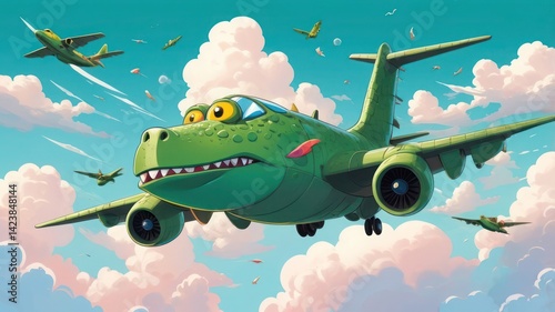 illustration of crocodilo bombordilo photo