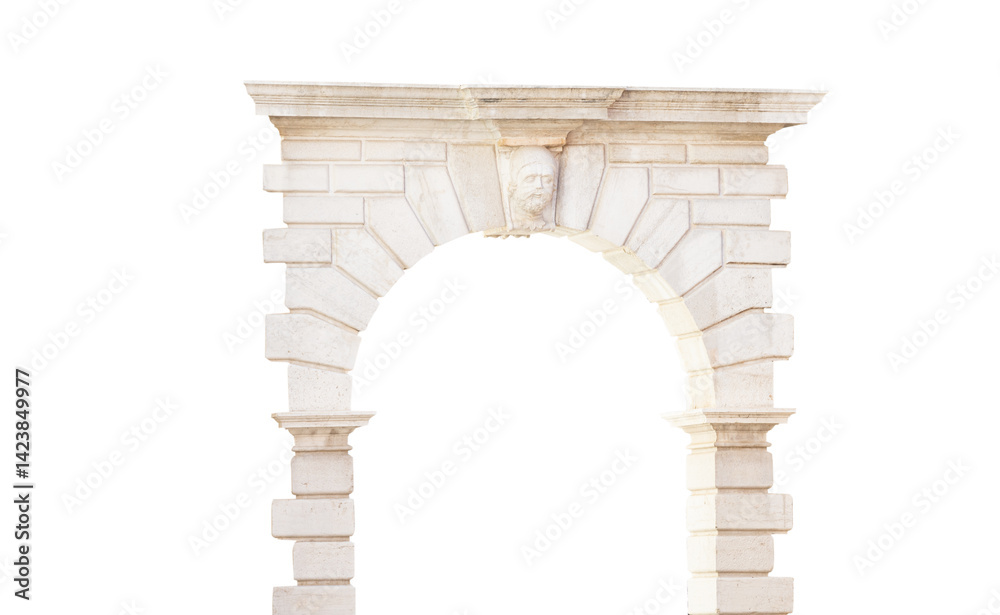 Obraz premium stone arch isolated