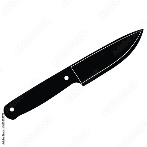 Isolated Utility Knife on White Background