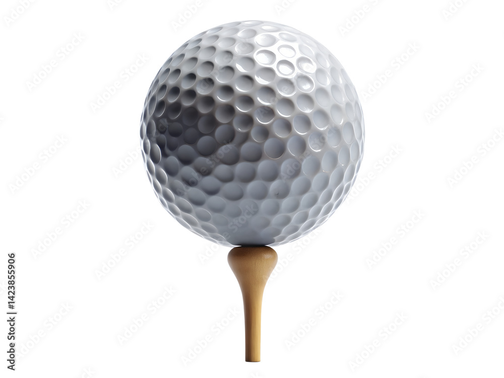 golf ball isolated on white golf ball isolated on white