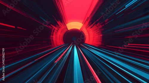 Wallpaper Mural Futuristic Cityscape Highway with Illuminated Roads and Modern Architecture Torontodigital.ca