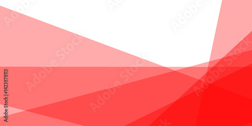 red and white abstract background for business corporate banner design. vector illustration