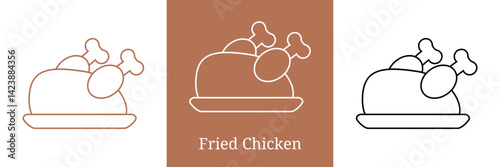 chicken turkey icon "NO AI!