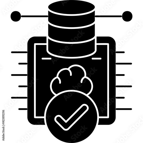 Cloud Processing Icon Vector Element