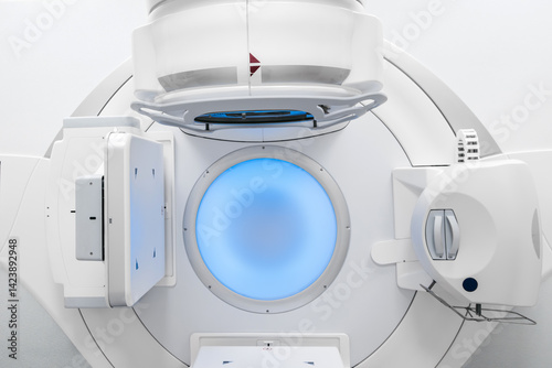 Medical linear accelerator in the therapeutic oncology.