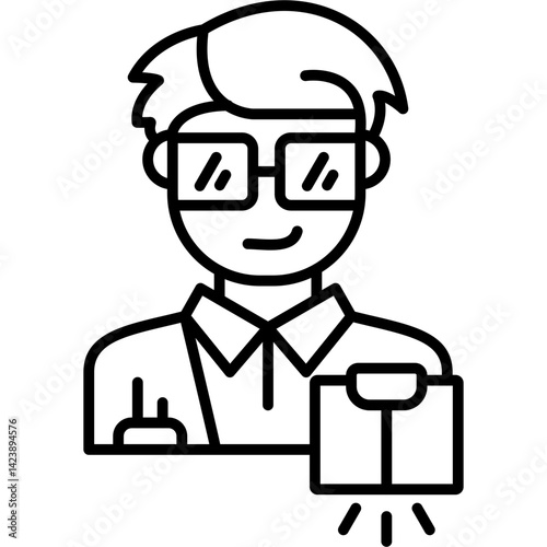 Bankruptcy Icon Vector Element