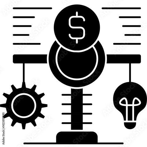 Balance Icon Vector Element