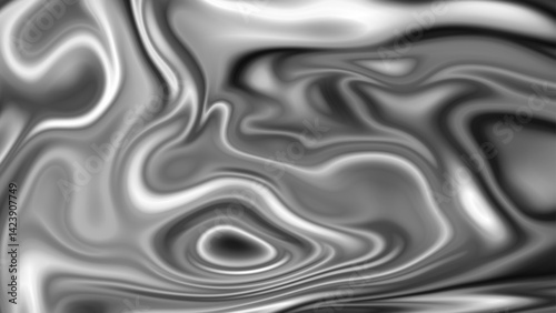 Liquid metal mercury silver ripples abstract background